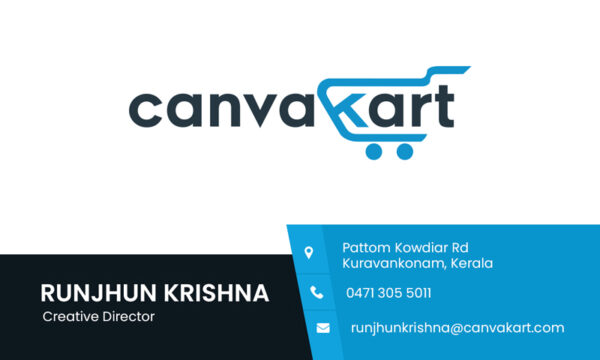 Canvakart customized Visiting card 3